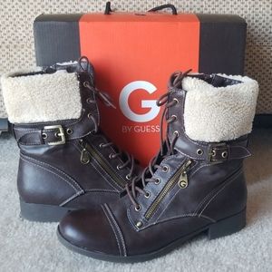 G by Guess Dark Brown Berla Boots